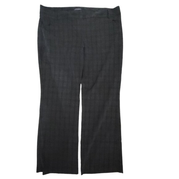 Van Heusen Dress Pants Women's Size 14 Trousers Pockets Dark Gray Zipper Button - Picture 1 of 10